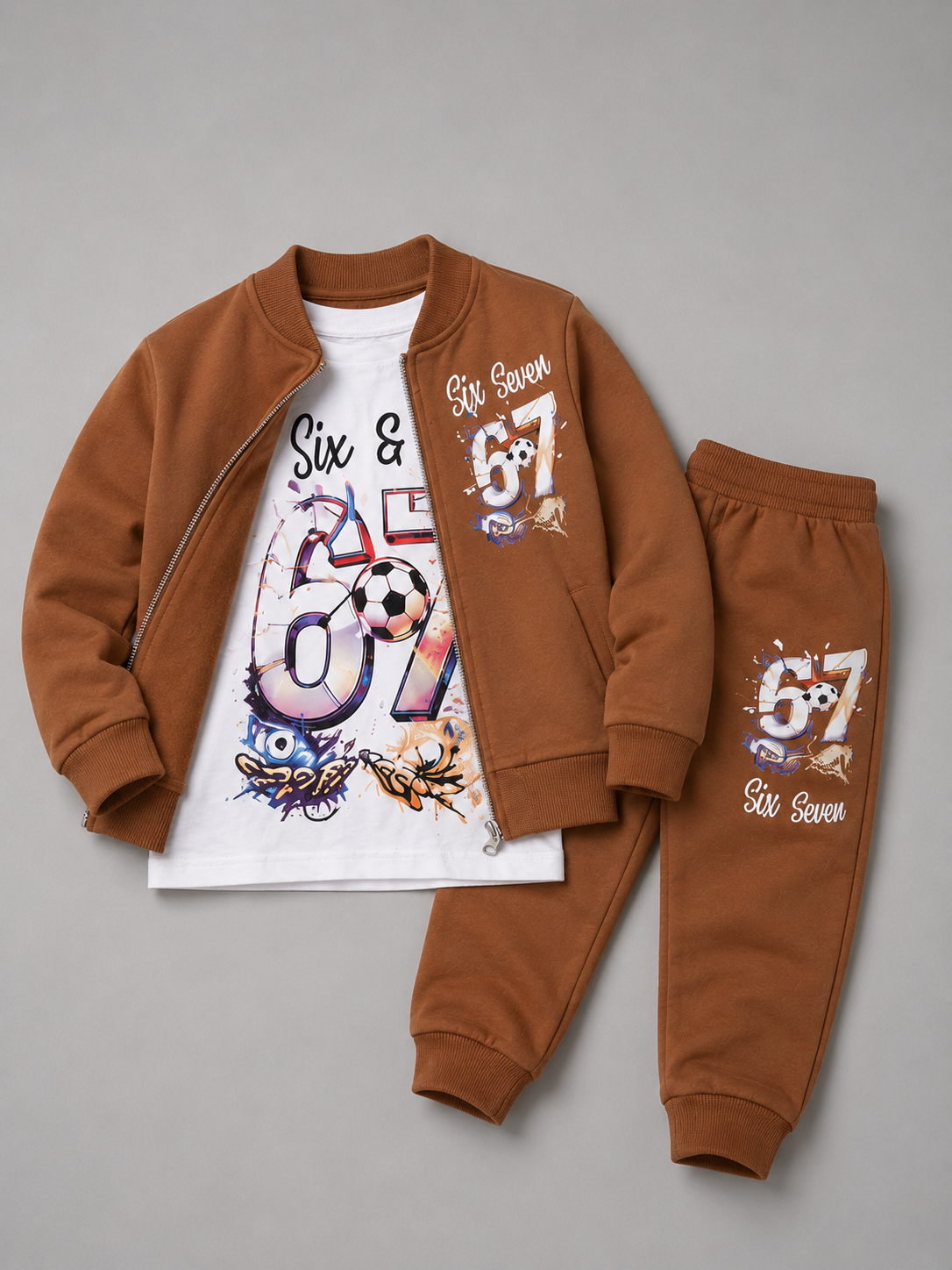 🤎 Six Seven – Jungen 3-Teiler „Urban Soccer“
