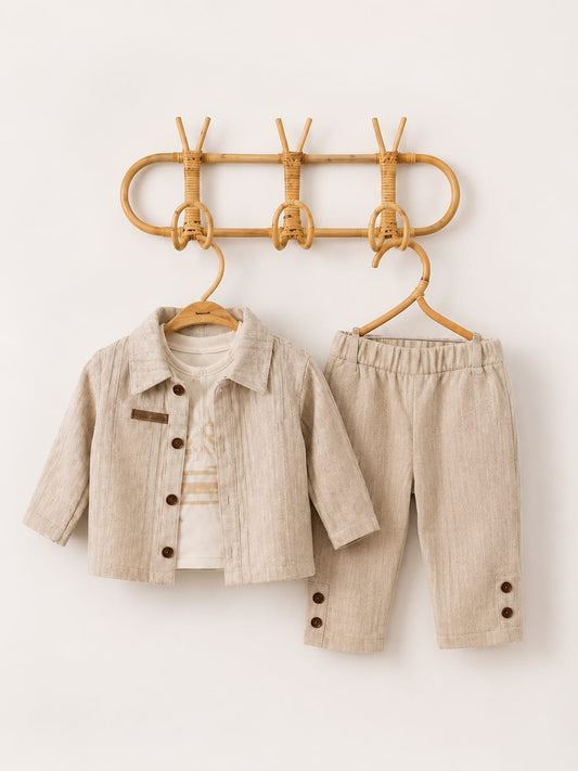 Adventure Explorer – 3-teiliges Kinder-Set aus 100% Baumwolle