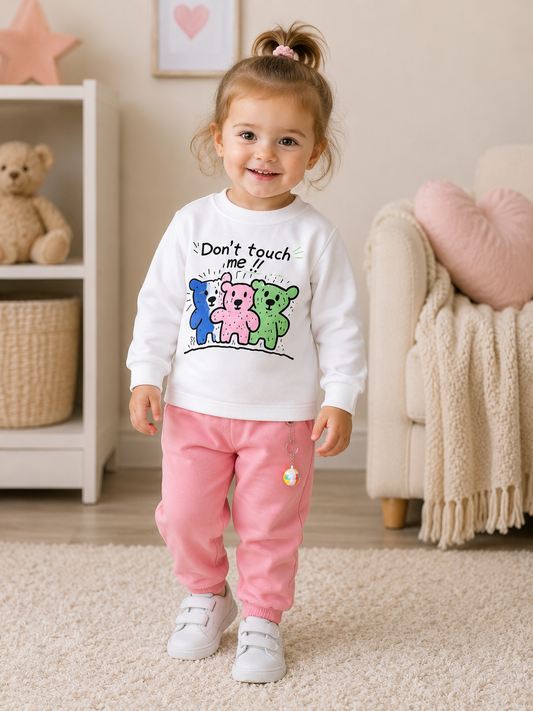Mädchen Freizeitanzug „Happy Bears“ 🧸