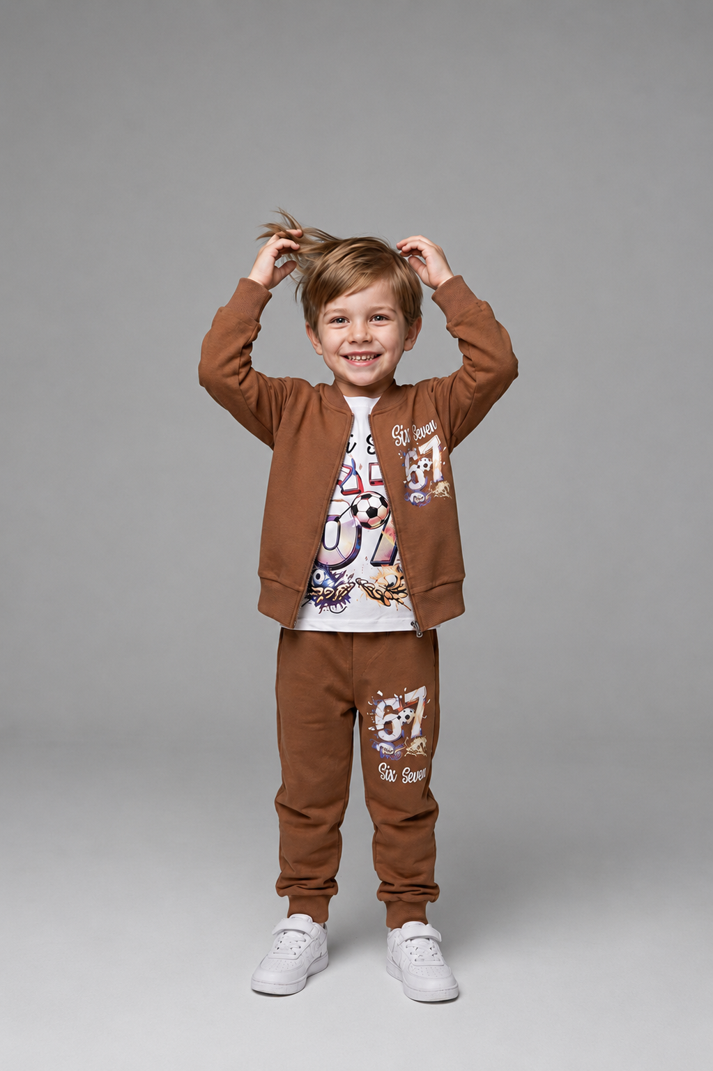 🤎 Six Seven – Jungen 3-Teiler „Urban Soccer“