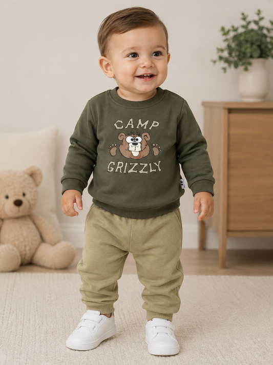 🐻 Little Grizzly – Jungen Zweiteiler